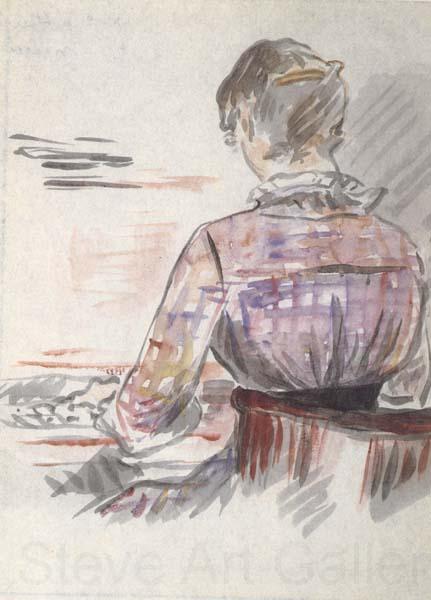 Edouard Manet Femme Jouant du piano (mk40) Germany oil painting art